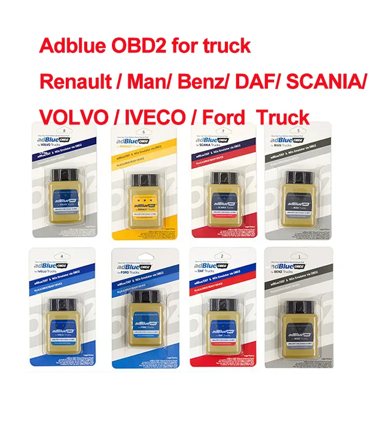 Эмулятор Adblue OBD2 для подключения и привода грузовиков DAF от простой в