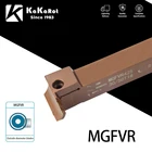 Радиальный резак KaKarot MGFVR420MGFVR425, диапазон обработки с двойной головкой 24-400, карбидекарбидные вставки MGMN400, долбежный инструмент