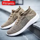 Кроссовки мужские сетчатые дышащие, Повседневные Легкие Мокасины, летняя обувь, 39-46