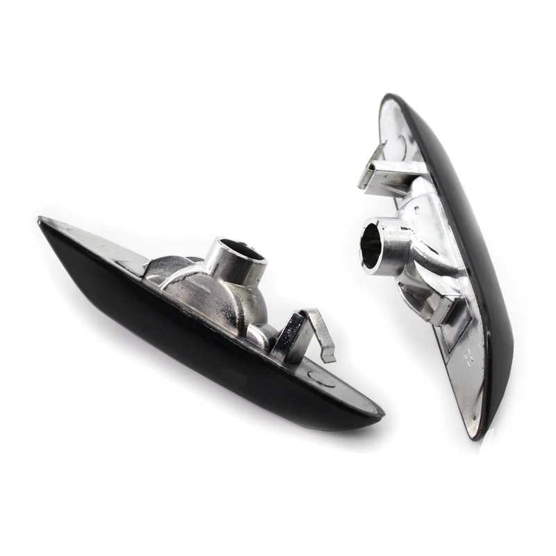 

2Pcs Turn Signal Side Marker Lamp Cover for -BMW E46 3 Series 325I 2002-2005 Smoked 63137165915 63137165916