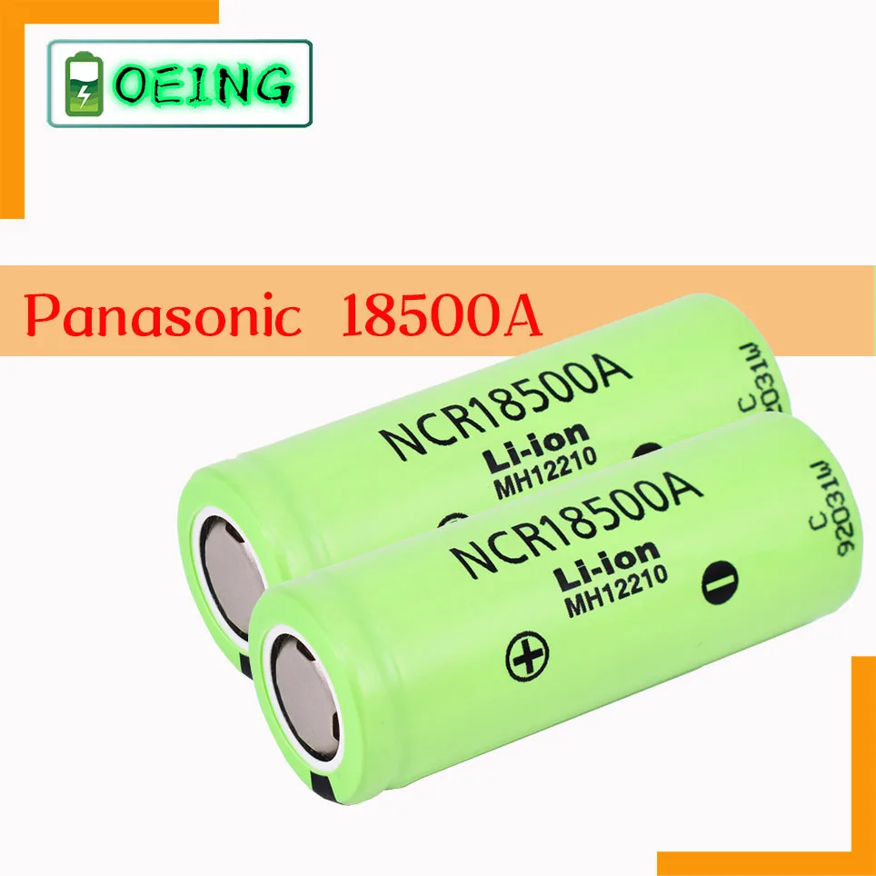 

2021 100% Original 3.7V 18500 2040mah Original For Panasonic NCR18500A 3.6V battery for Toy Torch Flashlight ect