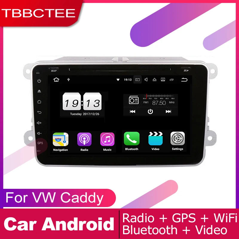 Автомобильный DVD плеер TBBCTEE 2 DIN GPS навигатор Navi для Volkswagen VW Caddy 2004 ~ 2013 Android