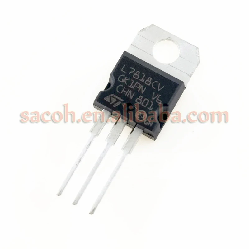 10Pcs L7818CV or L7820CV or L7824CV TO-220 1.5A Positive voltage regulators