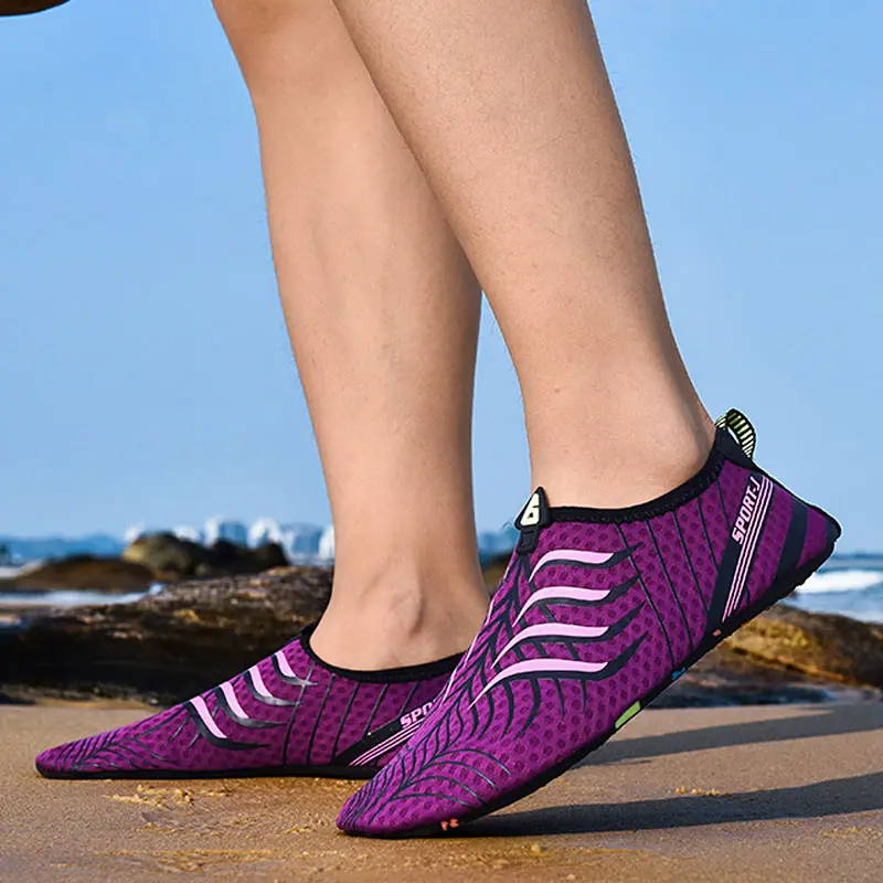 

Men Swimming Water Shoes Beach Surfing Aqua Shoes Women Yoga Fitness Shoe Quick Dry Breathable Outdoor Upstream Diving Sneakers