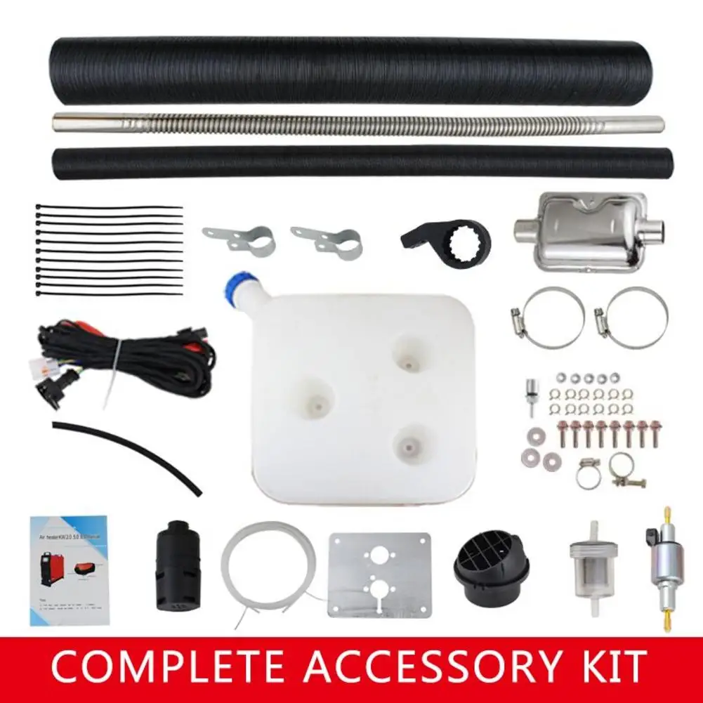 

8KW 12V/24V Car Parking Fuel Air Heater Air Diesel Heater With Remote Control LCD Display For RV Trailer, Truck