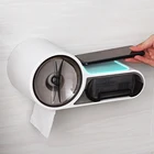 Пластиковый держатель для туалетной бумаги, креативный держатель для туалетной бумаги, настенный держатель для туалетной бумаги, органайзер для ванной комнаты