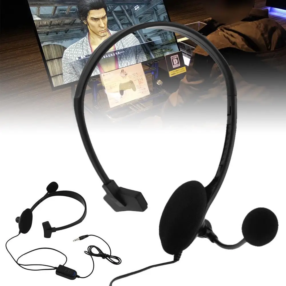 Новые маленькие односторонние яркие и удобные наушники с микрофоном для