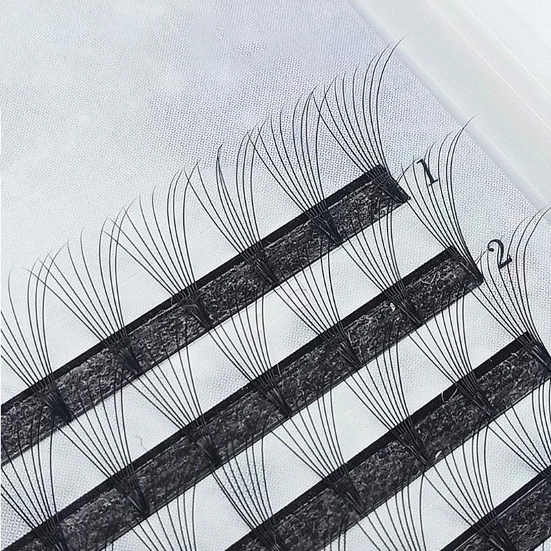 Оптовая цена volum 8D ресницы плюс короткая ручка ручной работы волосы русский рулон