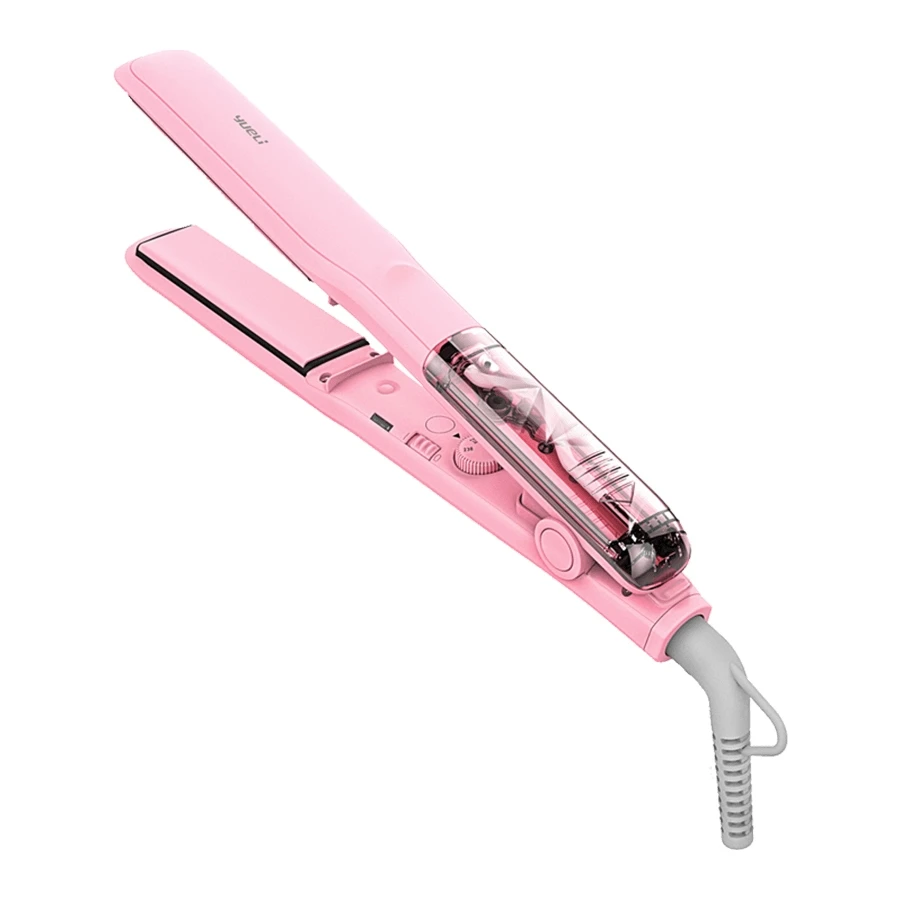 

Xiaomi Yueli Professional Vapor Steam Hair Straightener Curler Salon Personal Use Hair Styling 5 Levels adjustable Temp US Plug