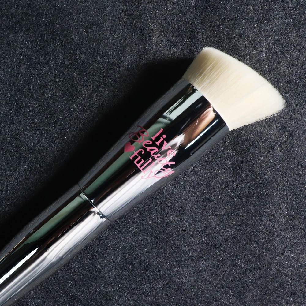 Скошенная плоская верхняя Кисть для нанесения основы под макияж это
