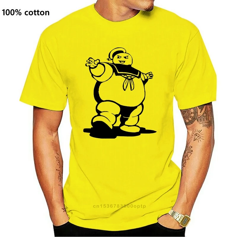 

Новая мужская футболка MARSHMALLOW в стиле ретро, комедийный Топ для комедийного фильма, охотника, Классическая Модная стильная мужская футболка...