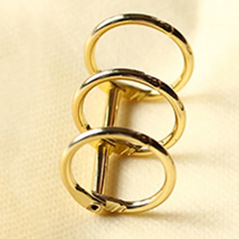 1pc Creative A5 A6 Metal Spiral Binder Clips Notebook File Folder Clip Ring Mental | Канцтовары для офиса и дома
