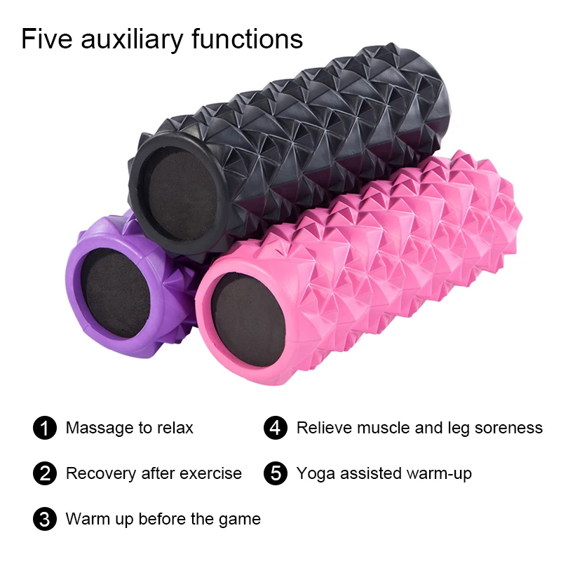 Блоки для йоги EVA тренажерный зал Пилатес пенопластовый ролик высокая плотность