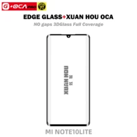 original glass with oca for xiaomi note10pro note10lite damaged touch curved screen repair