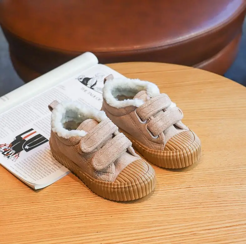 Детская зимняя теплая обувь для девочек Детские леопардовые ботинки мальчиков