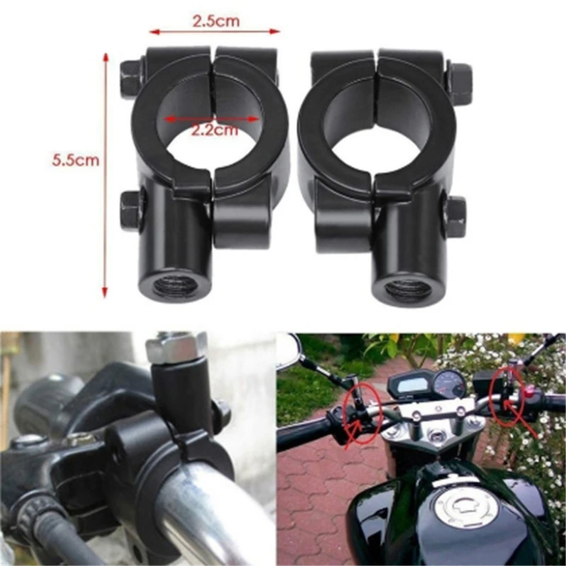 

Motorcycle Accessories Rearview Mirror Fixing Clip Motorcycle Electric Bicycle Mirror Fixing Frame