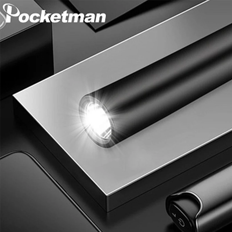 Портативный светодиодный фонарик со встроенным аккумулятором