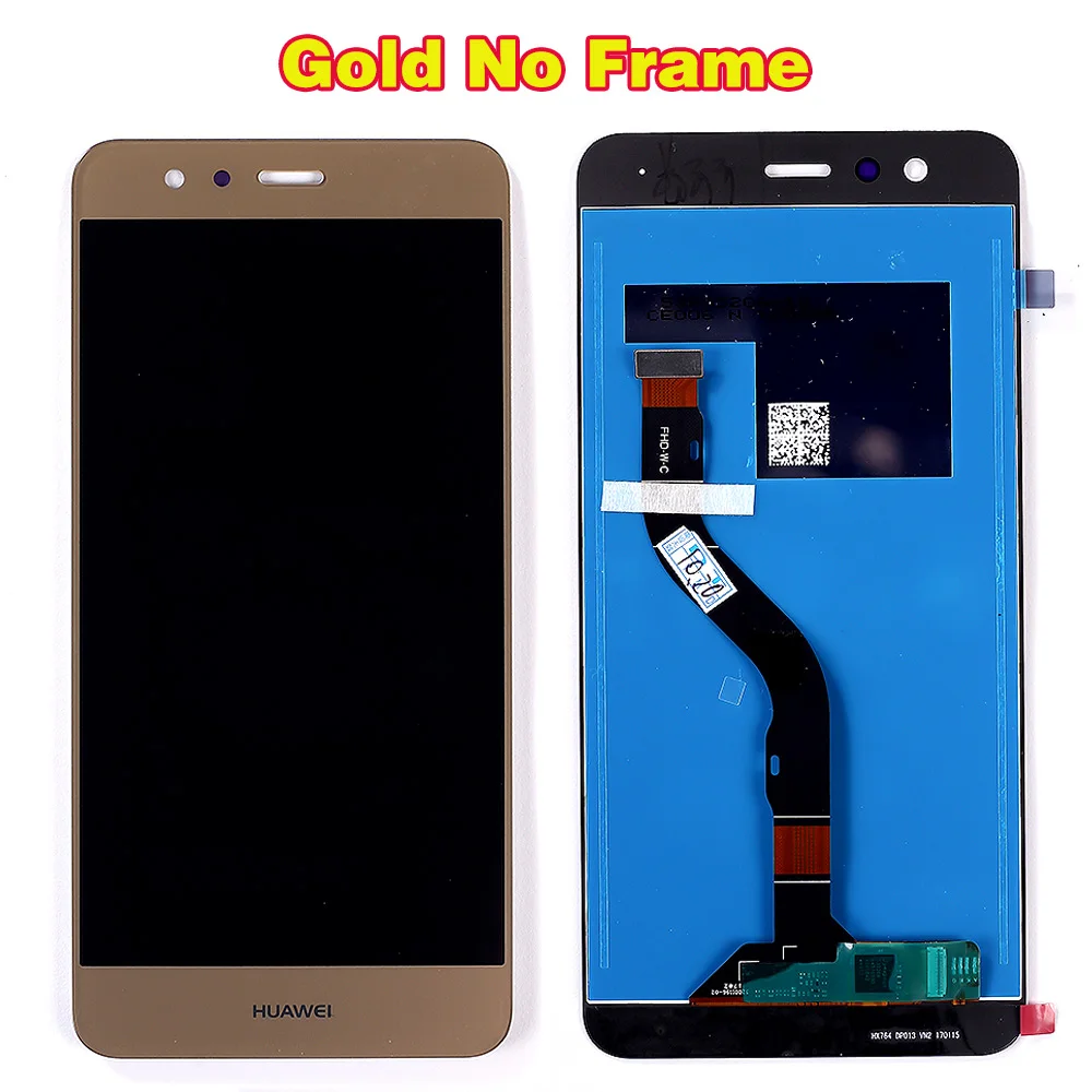 Gold Without Frame Huawei P10 Lite ЖК-дисплей сенсорный экран 5,2 дюймов дигитайзер сборка 1920*1080 рамка с бесплатной стеклянной пленкой Fansu1 P10 LITE ЖК - Цвет: Gold Without Frame