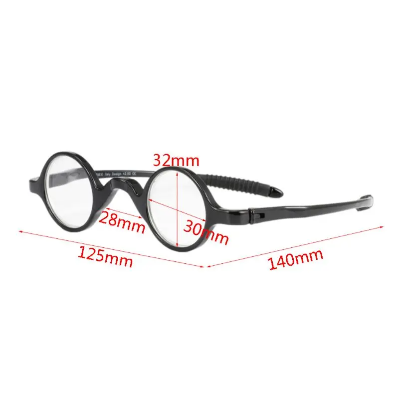 Очки для чтения TR90 мужчин и женщин лёгкие круглые аксессуары при пресбиопии