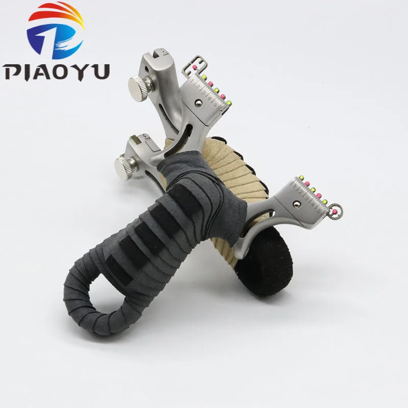 Рогатка из нержавеющей стали для охоты катапульта плоская резиновая лента