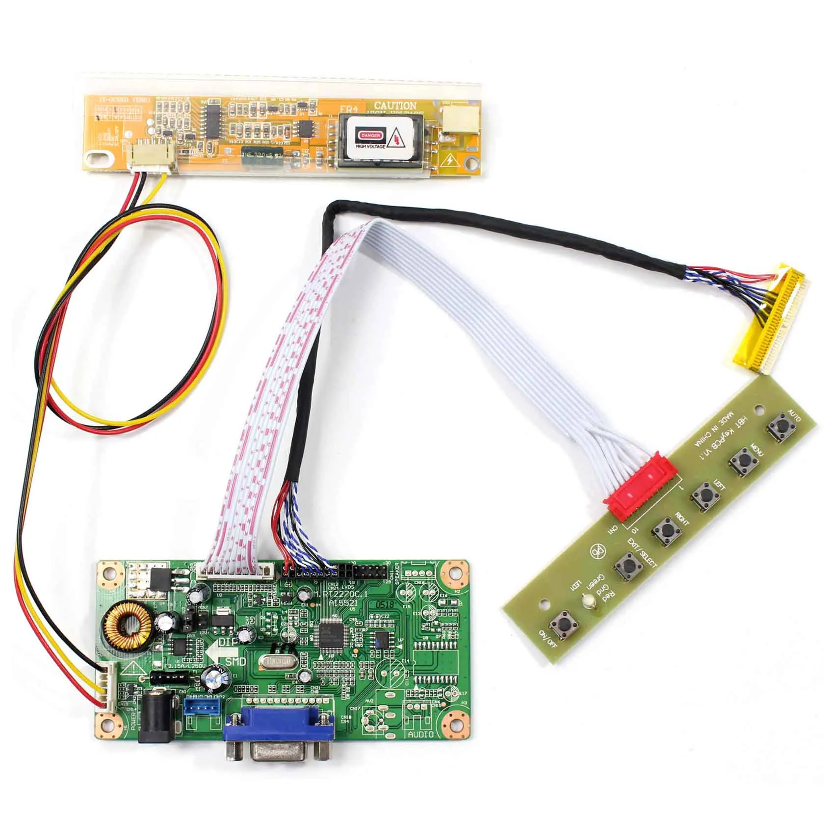

LCD Controller Board VGA LCD Driver Board Work For Different LCD Screen DIY LCD Monitor