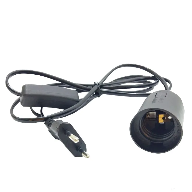 Удлинитель питания с европейской вилкой 2 контакта 1 8 м E27|Электрические вилки| |