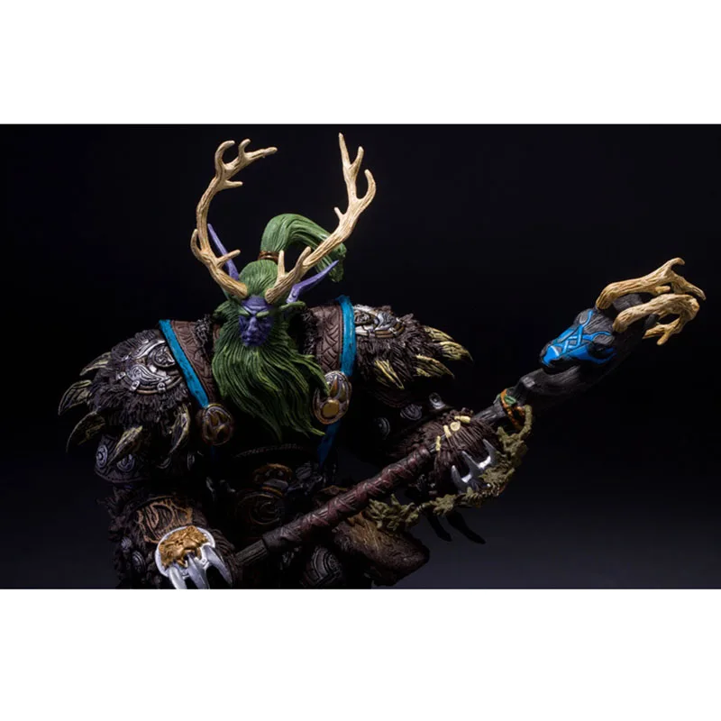 22 см Wow онлайн игра Ночной эльф Druid Broll Bearmantle фигурка Коллекционная модель игрушки