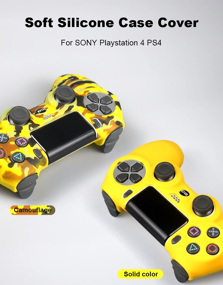 Мягкий силиконовый гелевый резиновый чехол для SONY Playstation 4 PS4, защитный чехол для контроллера PS4 Pro Slim Gamepad