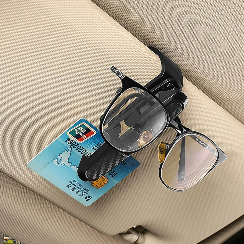 Автомобильный зажим для очков s товары интерьера автомобильный бумажный