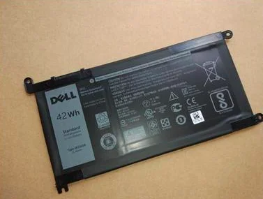 Original 11.4V 42Wh T2JX4 WDXOR WDX0R Battery for Dell Inspiron 13 5378 7368 13 5368 15 5538 5567 5568 15 7000 7560 3CRH3