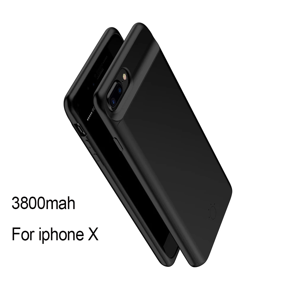Горячая Распродажа, чехол для аккумулятора 2500 мАч~ 7000 мАч для iPhone 6, 6s, 7, 7 s, 8, 8s X, чехол для внешнего зарядного устройства для iPhone - Цвет: Многоцветный