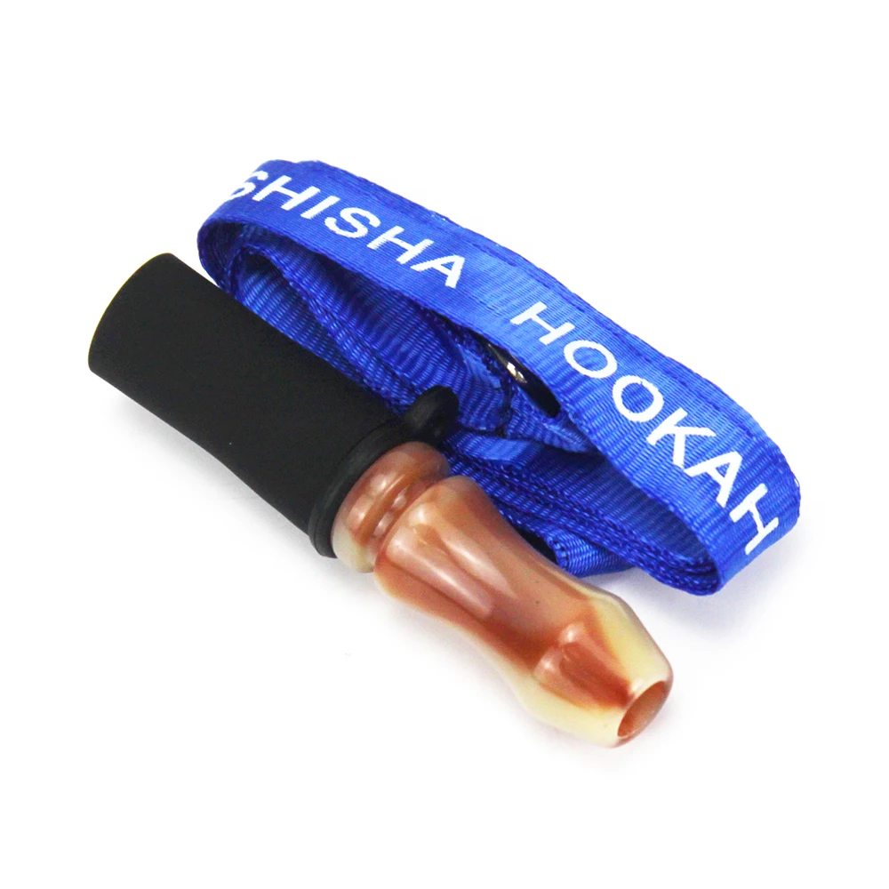 Силиконовые кальянные мундштук для Sheesha кальян наргиле Shisha аксессуары для подвеса веревки ремешок из смолы рот советы