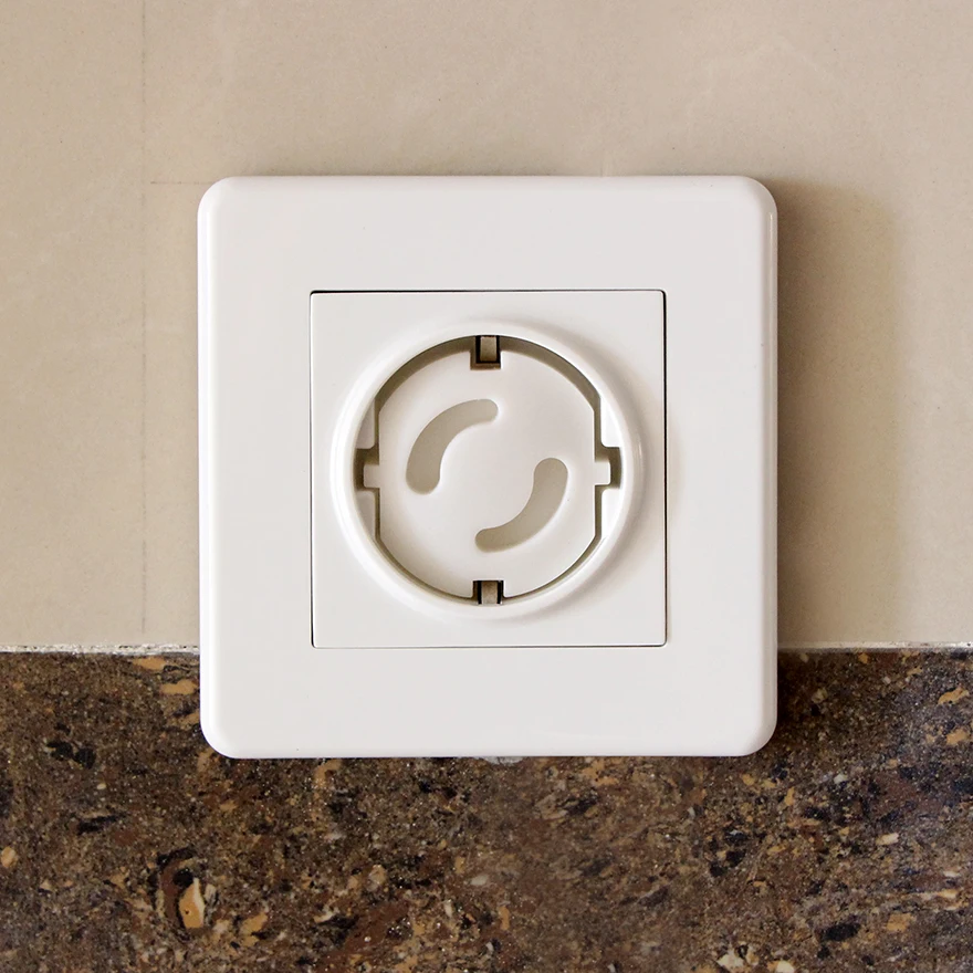 100 шт./лот Защитная крышка для гнезда с электрошоком защита детей безопасность