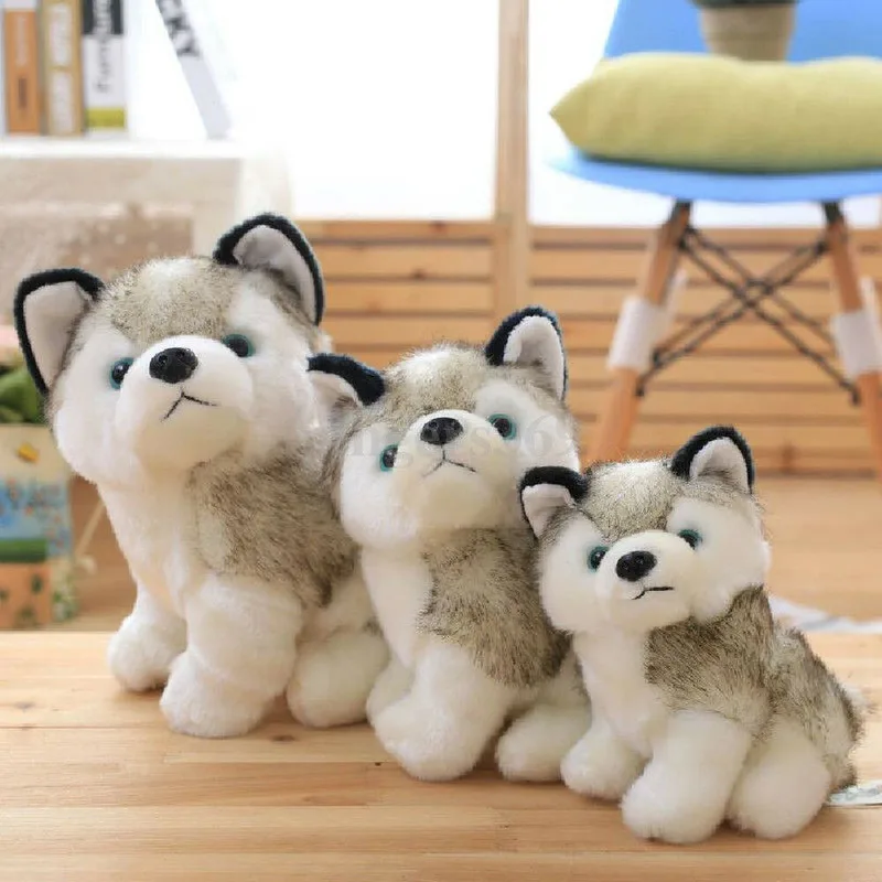 

Plush Doll Soft Toy Stuffed Animal Cute Husky Dog Baby Kids Toys Birthday Gift