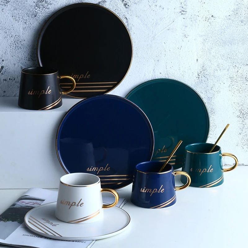 Кофе чашки европейский стиль маленькая роскошный элегантный Высокая-класс | Дом