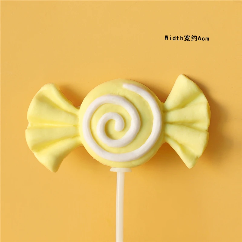 Красочные глиняные конфеты Топпер для торта С Днем Рождения Детские вечерние