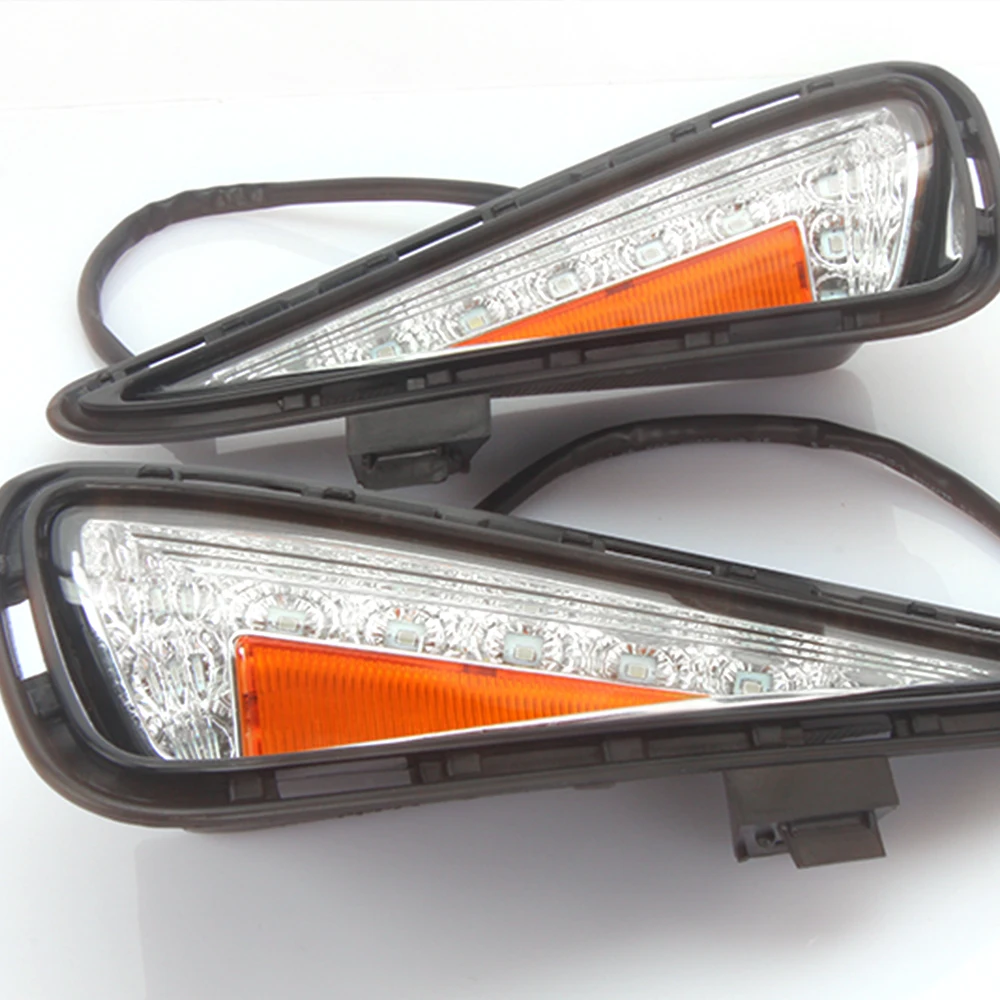 Автомобильная проблесковая 1 комплект светодиодный для Toyota Camry 2015 2016 2017 DRL Дневной