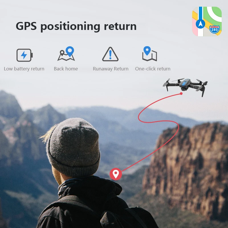 Фото Дрон gps 5G wifi и 4K HD широкоугольная камера FPV Drone X Pro Квадрокоптер поддерживает мой с Дрон gps 5G wifi и 4K HD широкоугольная камера FPV Drone X Pro Квадрокоптер поддерживает мой с