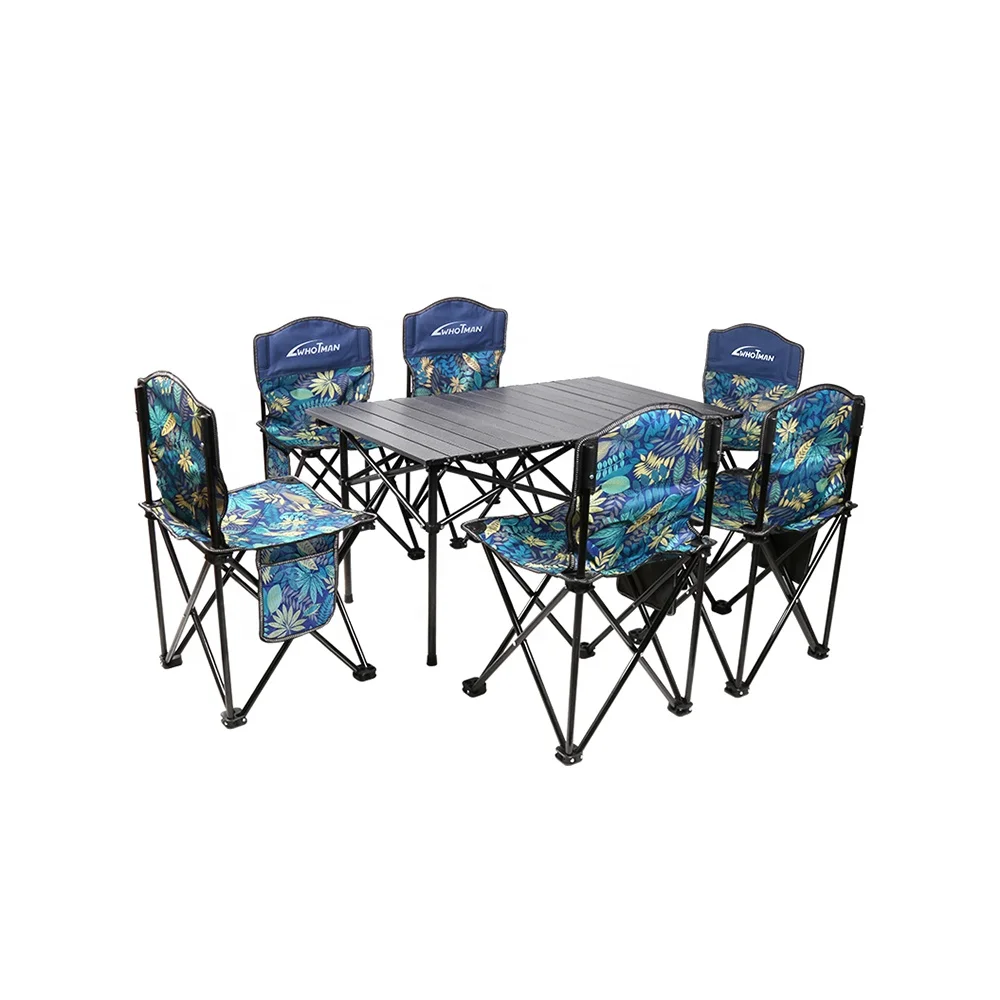 

Whotman 70257 Multi Person Outdoor Travel Barbecue Party Foldable Camping Chair