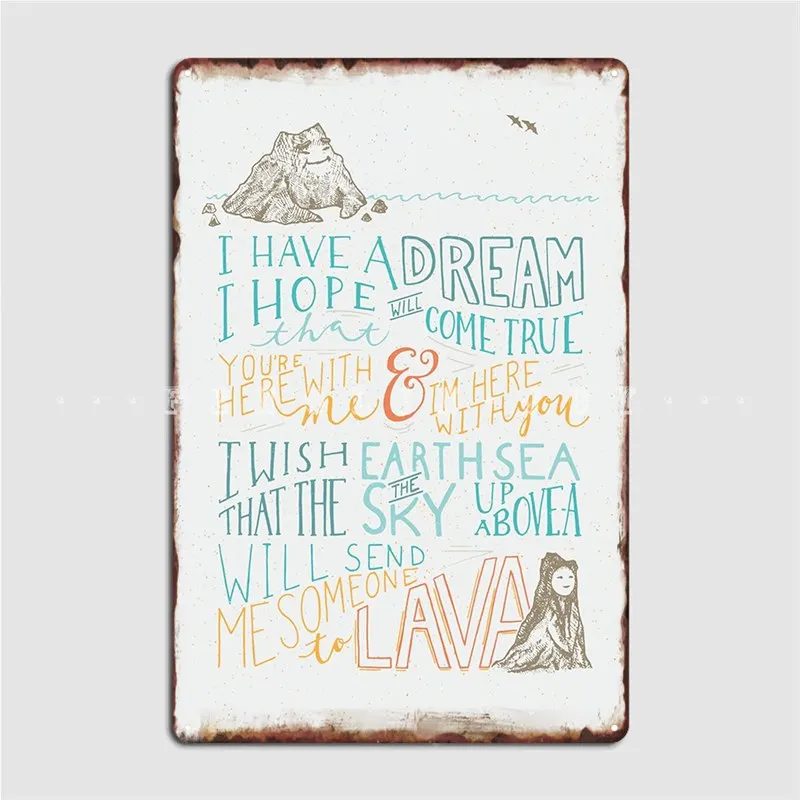 

Металлический плакат I Lava You, Настенный декор клуба, бара, настенный постер для паба