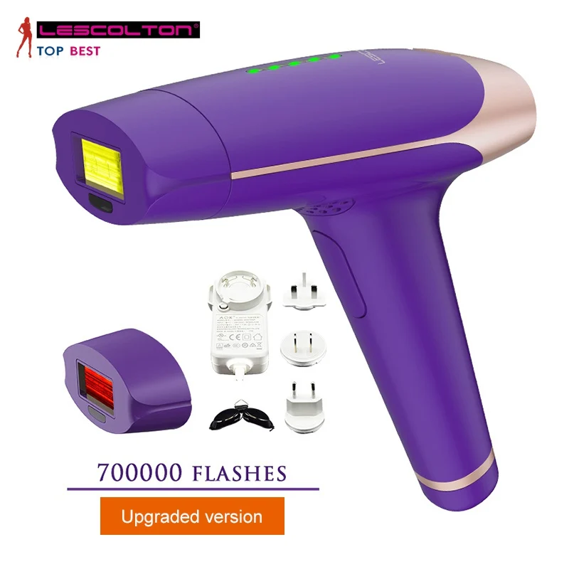 Лазерный эпилятор Lescolton для женщин электрический ABS лица подмышек и