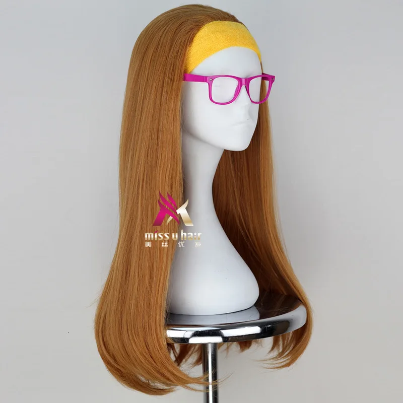 Парик для косплея из мультфильма медовый лимон Большой Герой 6 полный и толстый