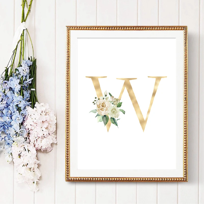 Подарок для маленькой девочки румяна цветочный принт с алфавитом художественный