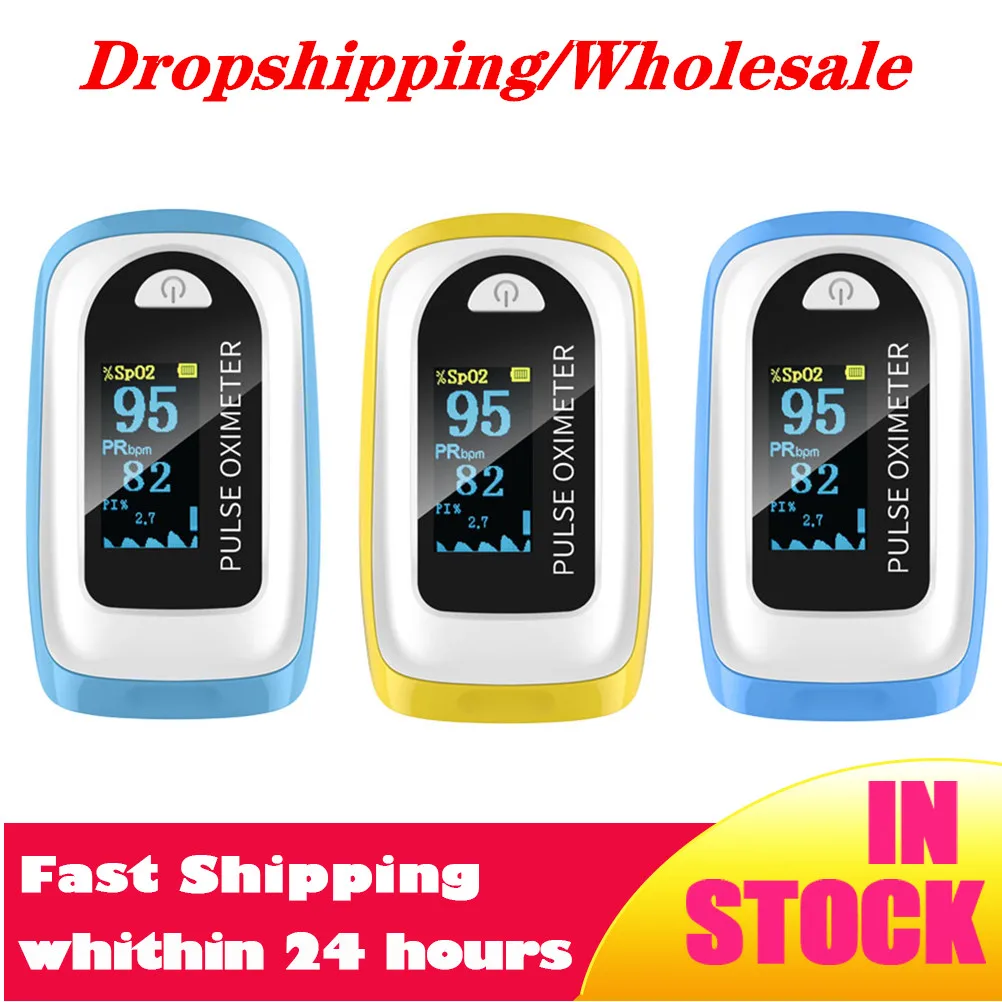 Пульсоксиметр SpO2 на кончик пальца измеритель пульса и уровня кислорода в крови