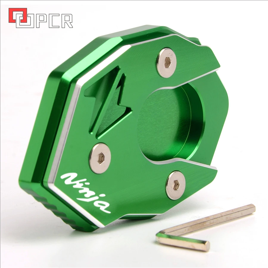 Боковая подставка для мотоцикла увеличивающая пластину выдвижная KAWASAKI NINJA 250 300 650