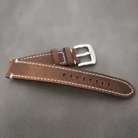 watchbands 18mm 19mm 20mm 21mm 22mm 24mm high end retro calf leather watch band watch strap high quality genuine leather straps
