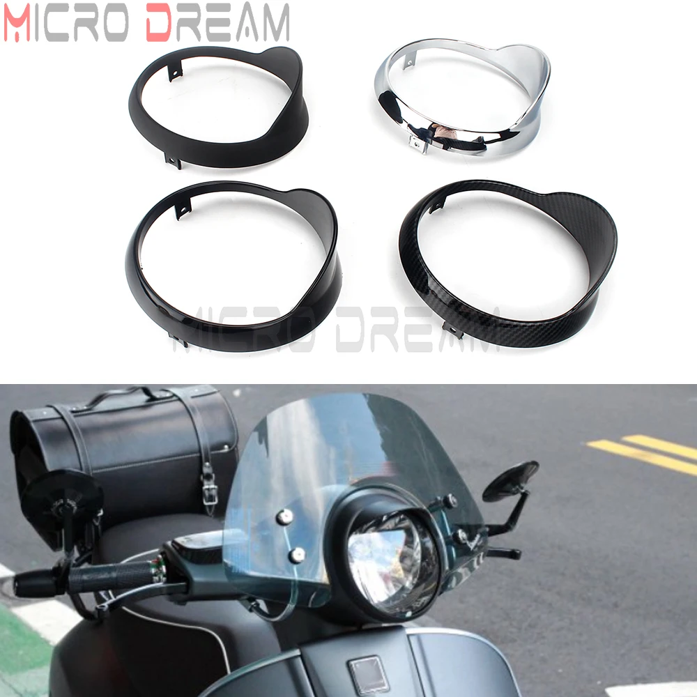 

Motorcycle Headlight Cover Rim ABS Light Blocking Visor Sunshield Protector Guard 4 Colors For GTS 300 250 200 150 2018 - 2020