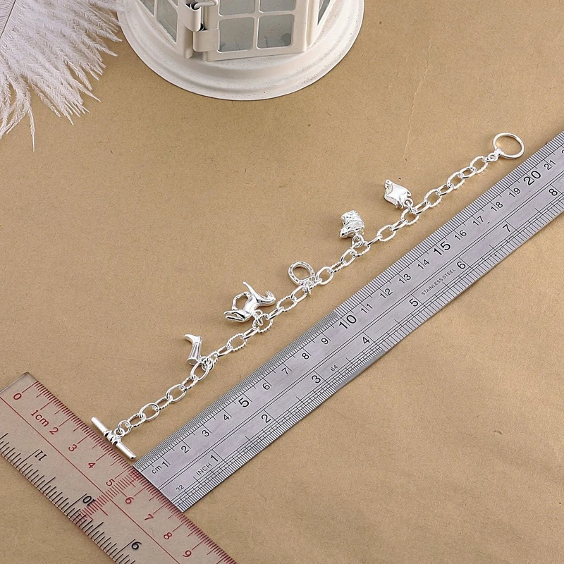 Посеребренный браслет в форме лошади модный дизайн продуманный подарок для