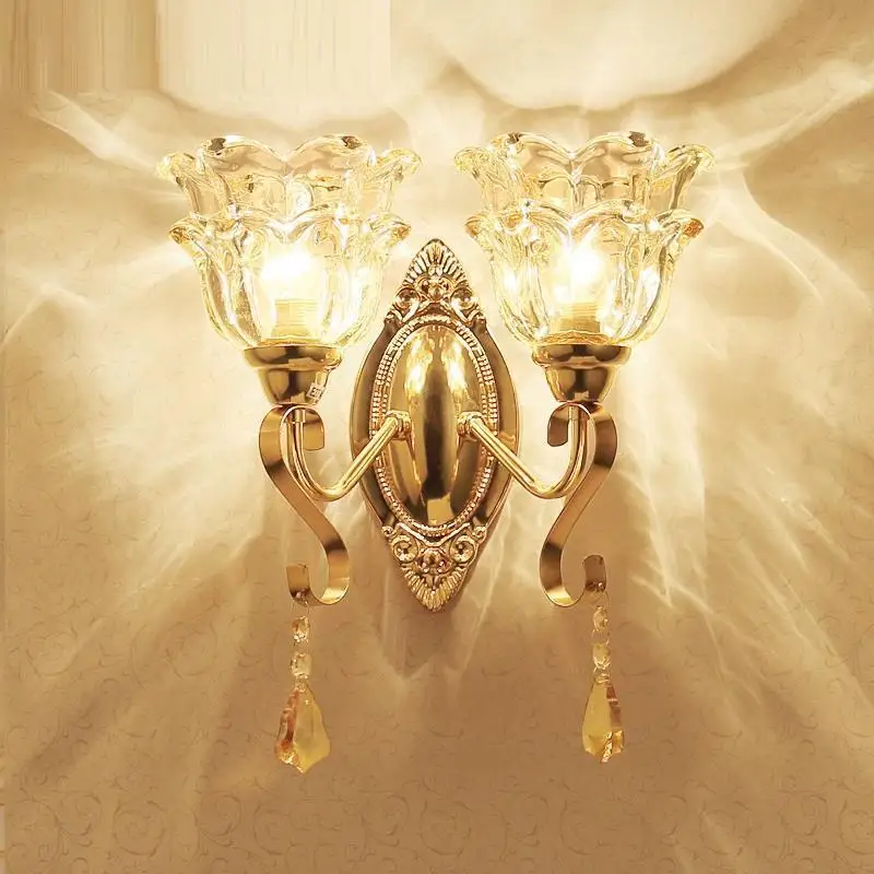 Modern Lampara De Aplik Lamba Penteadeira Bathroom Lamp Led Luminaire For Home Crystal Aplique Luz Pared Wall Bedroom Light | Лампы и