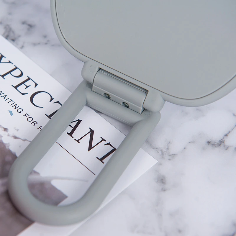 

Cartoon Totoro Decorative Mirrors Creative Cute 3D Portable Living Room Desktop Multifunction Foldable Plastic Dressing Mirrors